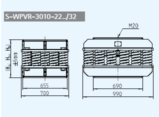 S-WPV(R) 钢弹簧减震器 S-WPV(R)-3010.../32(图3)